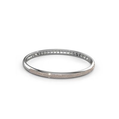 Bracelet Emely 5mm 585 white gold brown diamond 1.178 crt