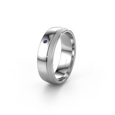 Wedding ring WH0301L26APM 950 platinum sapphire ±0.24x0.07 in