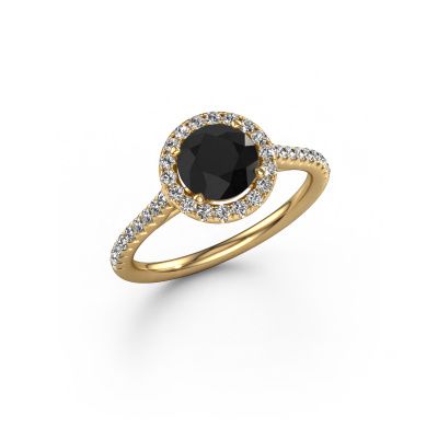 Verlobungsring Seline rnd 2 585 Gold Schwarz Diamant 1.64 crt