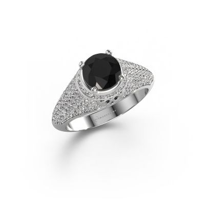 Ring Sharee 585 Weißgold Schwarz Diamant 2.131 crt