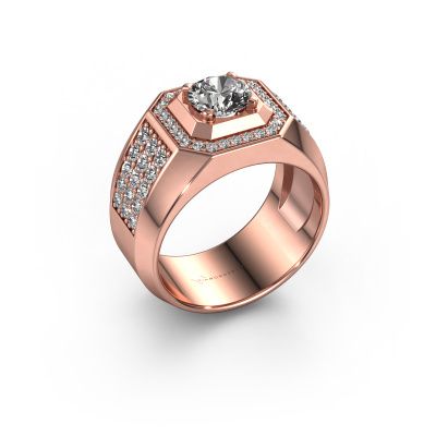 Men's ring Pavan 585 rose gold diamond 1.918 crt