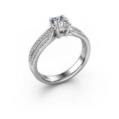 Engagement ring Antonia cus 2 585 white gold diamond 0.930 crt