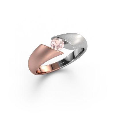 Ring Hojalien 1 585 rose gold morganite champagne 4.2 mm