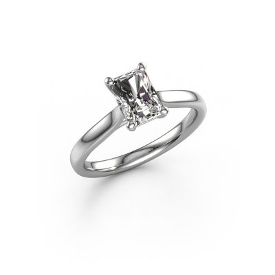 Verlobungsring Mignon rad 1 950 Platin Diamant 1.00 crt