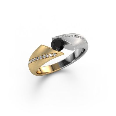 Verlobungsring Hojalien 2 585 Gold Schwarz Diamant 0.48 crt
