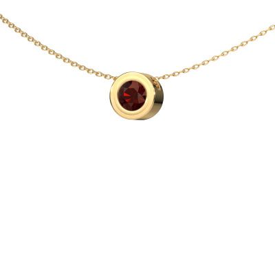 Pendant Ise 585 gold garnet 5 mm