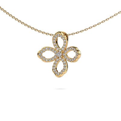 Necklace Chelsea 585 gold lab grown diamond 0.31 crt
