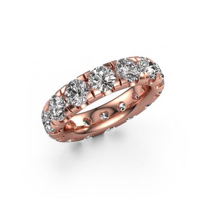 Stackable ring Jackie 4.7 585 rose gold lab grown diamond 5.60 crt
