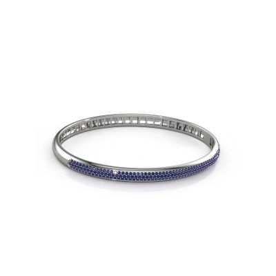 Bracelet Emely 5mm 585 white gold sapphire 1.1 mm