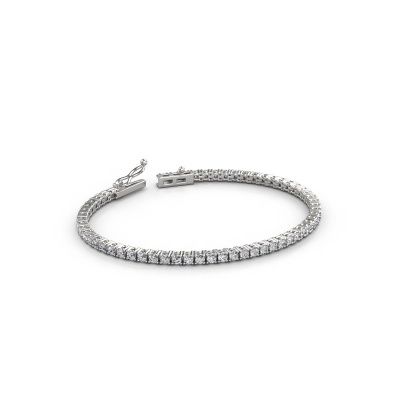 Tennis bracelet Shirley 2.4 lab diamond 585 white gold 3.245 crt