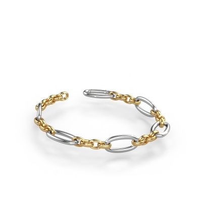 Bracelet Valentine 12.5mm 585 white gold ±0.5 in