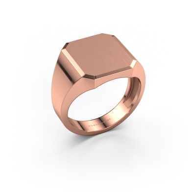 Signet ring Abel 3 light 585 rose gold