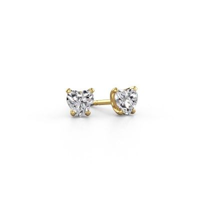 Oorbellen Sam Heart 585 goud lab-grown diamant 0.50 crt