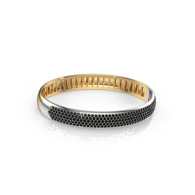 Bangle Emely 9mm 585 gold black diamond 3.622 crt