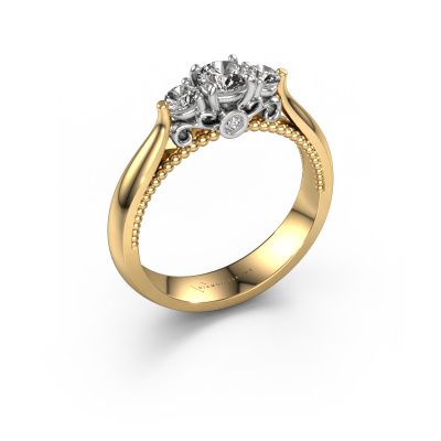 Verlovingsring Tiffani 585 goud diamant 0.54 crt