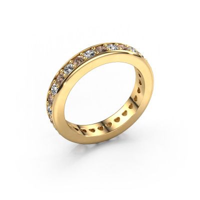 Vorsteckring Nienke 585 Gold Braun Diamant 1.26 crt