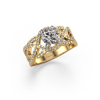 Ring Jeni 585 gold zirconia 6.5 mm