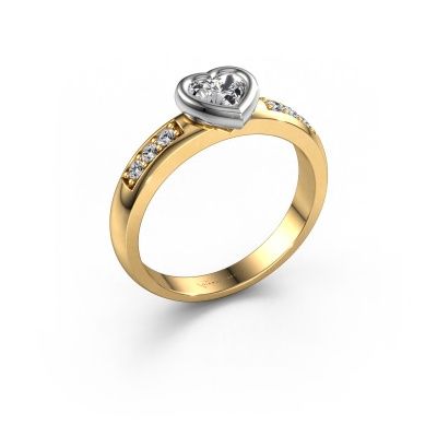 Verlovingsring Lieke Heart 585 goud lab-grown diamant 0.59 crt