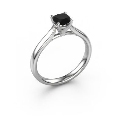 Verlobungsring Mignon cus 1 585 Weißgold Schwarz Diamant 0.70 crt