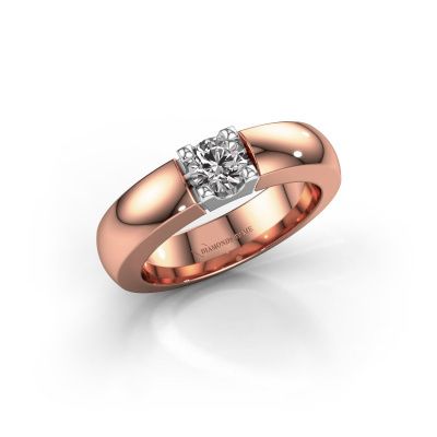 Ring Rianne 1 585 rosé goud diamant 0.40 crt