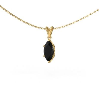 Pendant Sam MRQ 585 gold black diamond 1.20 crt