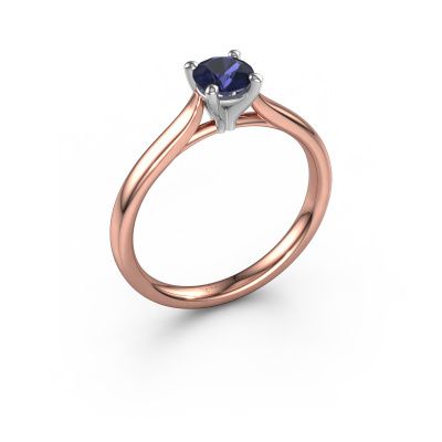 Engagement ring Mignon rnd 1 585 rose gold sapphire 5 mm