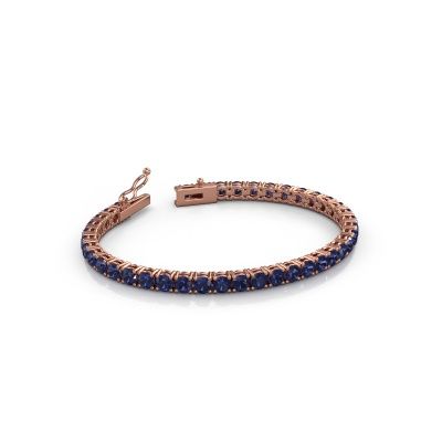 Tennis bracelet Shirley 4.0 585 sapphire rose gold 4 mm