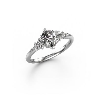 Ring Royce OVL 585 white gold lab-grown diamond 0.70 crt