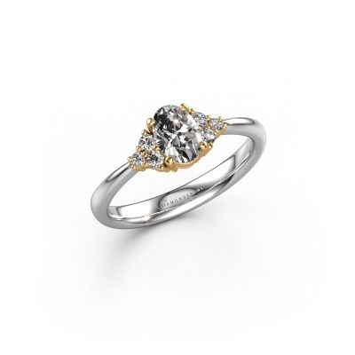 Engagement ring Aleida OVL 1 585 white gold diamond 0.73 crt
