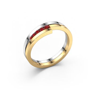 Ring Cato 585 Weißgold Rubin 2.2 mm