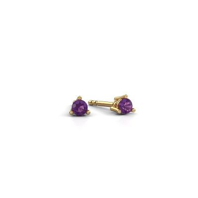 Ohrsteckers Somer 585 Gold Amethyst 4.7 mm