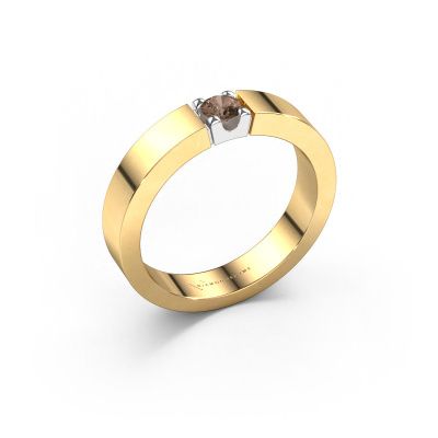 Ring Dana 1 585 Gold Braun Diamant 0.20 crt