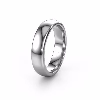 Wedding ring WH1003M26C 585 white gold ±6x2.2 mm