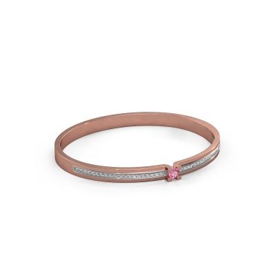 Bracelet Myrthe 585 or rose saphir rose 4 mm