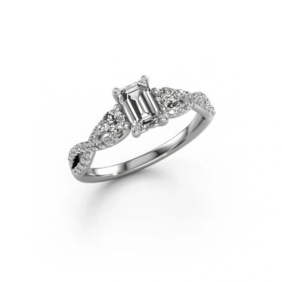 Engagement ring Marilou EME 950 platinum diamond 2.27 crt