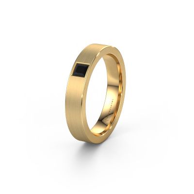 Freundschaftsring WH0101L14BMSQ 585 Gold Schwarz Diamant ±4x2 mm