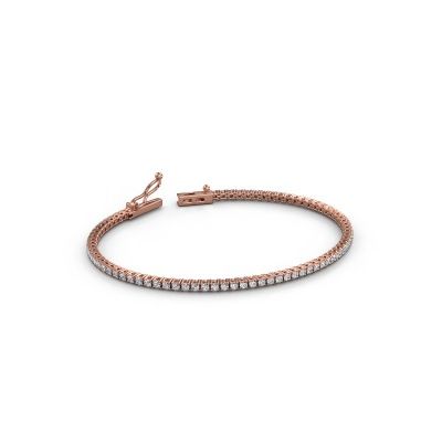 Tennis bracelet Shirley 1.8 diamond 585 rose gold 1.85 crt