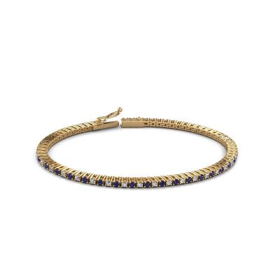 Tennis bracelet Karin 2 mm 585 gold sapphire 2 mm