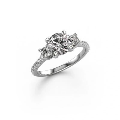 Engagement ring Jesica 950 platinum lab grown diamond 0.98 crt