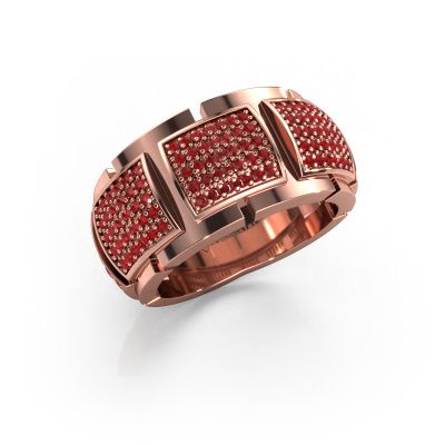 Ring Laura 585 rose gold ruby 1 mm