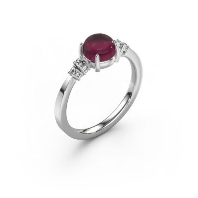 Ring Regine 950 Platin Rhodolit 5 mm
