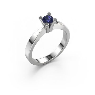 Engagement ring Ichelle 1 585 white gold sapphire 4.2 mm