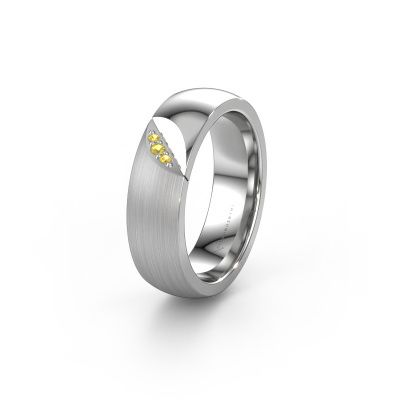 Alliance WH2007L 950 platine saphir jaune ±6x2 mm