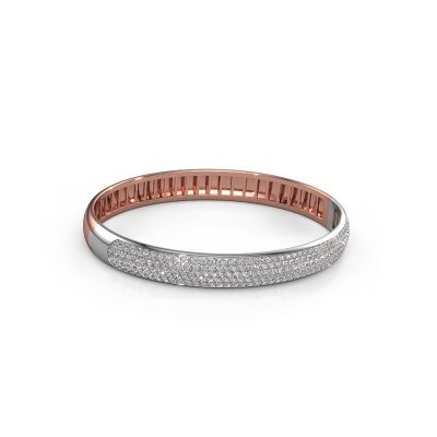 Bangle Emely 8mm 585 rose gold diamond 3.036 crt