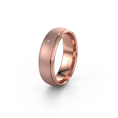 Ehering WH0501L36AM 585 Roségold Diamant ±6x1.7 mm
