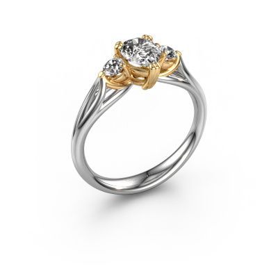 Engagement ring Amie per 585 white gold lab grown diamond 0.85 crt