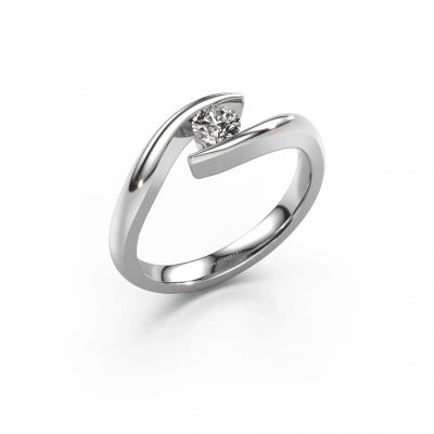 Bague de fiançailles Alaina 950 platine diamant 0.25 crt