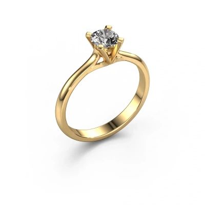 Bague de fiançailles Isa 1 585 or jaune diamant 0.50 crt