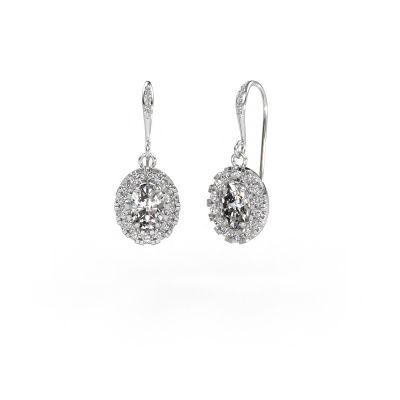 Pendants d'oreilles Jorinda 2 585 or blanc diamant 1.99 crt