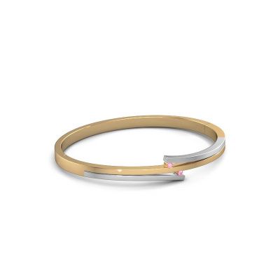 Bracelet Roxane 585 gold pink sapphire 2 mm